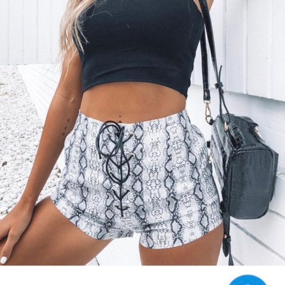 Beginning Boutique Marley Shorts Snake